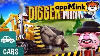 appMink kids video Construction Digger Rescue the Steam Train [upl. by Arnoldo]