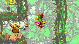 Donkey Kong Country 2 GBA  Krazy Kremland  Bramble Scramble [upl. by Kora]