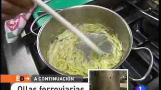 Receta de Bacalao con puerros y pinones ED [upl. by Yadsendew]