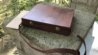 DIY DIMdid it myself an elegant writer’s boxartist’s pochade box A tour of the one I built [upl. by Homerus]