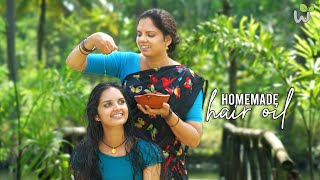 Homemade hair oil  Natural Home Remedies  Traditional hair oil for insane hair growth [upl. by Euqinitram]