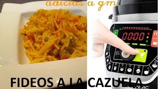 FIDEOS A LA CAZUELA OLLA GM MODELO G [upl. by Aneladgam]