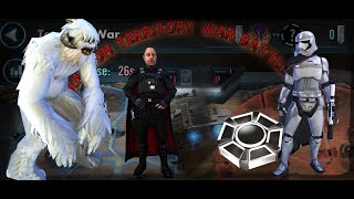 Territory Wars Wampa N Friends vs Omicron Captain Phasma [upl. by Lucina804]