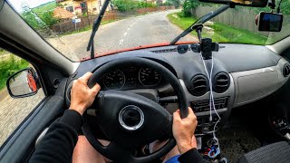 2009 Dacia LOGAN Laureate  14 MPi 75 HP 112 Nm  POV test drive Europe Ep4 [upl. by Downs]