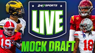 247Sports LIVE 2024 NFL Mock Draft  Complete 1st Round  CBS Sports Expert Former NFL Scout Join [upl. by Elaynad]