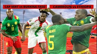 Team CAN2021 débriefing Cameroun vs Ethiopie  CapVert vs Burkina Faso [upl. by Hazmah]