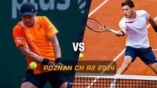 Poznan Challenger 2024 R2 Kamil Majchrzak vs Pablo Carreno Busta WC Extended Highlights [upl. by Gilburt]