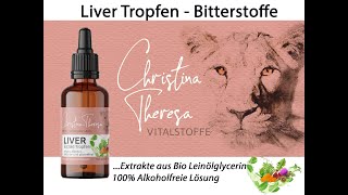 Liver Tropfen  Bitterstoffe für eine gesunde Verdauung [upl. by Fletch162]