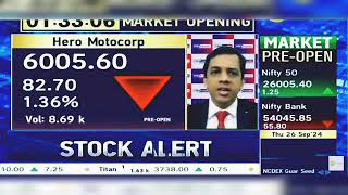 Hero Motocorp Share Latest News Today Hero Moto Share News  Hero Moto Share  26th September 2024 [upl. by Yuria244]