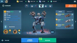 War Robots  Siren modo Hacker no Mames  WR Gameplay [upl. by Blinny375]