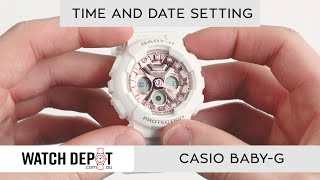 How To Change Time On BabyG Watches [upl. by Elleved933]