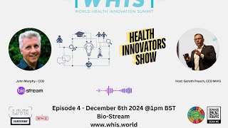 WHIS Episode 4 Health Innovators Show  Biostream [upl. by Ynehpets]