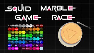 Squid Game but Its Marble Race in Algodoo [upl. by Kalikow695]