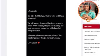 KSI Reacts To Randolph Divorce With His Wife 💔 [upl. by Ecyal]