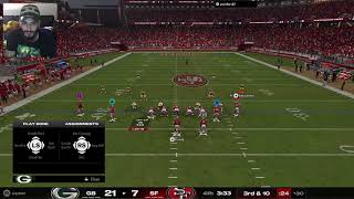 Madden 25 Packers vs Eagles Week 1 FRANCHISE 100 CASHAPP GIVEAWAY AT 1K SUBS Day 144 [upl. by Airlee]