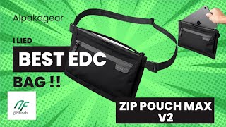 Best EDC actually  Alpaka Zip Pouch Max V2 Unbox [upl. by Dagnah9]