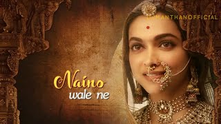 Padmaavat  PADMAVATI Nainowale Ne Neeti Mohan English lyrics translation subtitles [upl. by Ahsotal678]