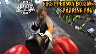 INTENSE BOXING SPARRING pov First Person boxing sparring combate de boxeo бокс спарринг boxing [upl. by Ennaitak]