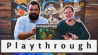 Horrified American Monsters Playthrough Board Game Knights of the Round Table [upl. by Walkling707]