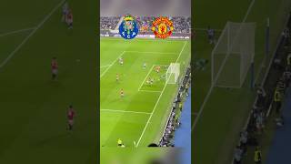 Porto Goals vs Man United  Europa League Highlights 💙🤍 shorts [upl. by Edals561]