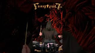 Finntroll  Slaget vid Blodsälv Lirium prod short drum cover metal music finntroll drums [upl. by Aivon]