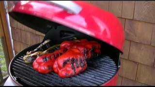 Ribs amp Roasted Peppers On An ELECTRIC GRILL [upl. by Lyda]