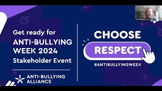 AntiBullying Week 2024 Choose Respect  Social Media Stakeholder Event [upl. by Kcirrej]