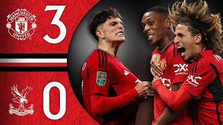 VICTORY IN THE CUP 🔥  Man Utd 30 Crystal Palace  Highlights [upl. by Katusha]