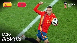 Iago ASPAS Goal  Spain v Morocco  MATCH 36 [upl. by Lirrehs]