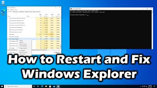 How to restart Windows Explorer process [upl. by Cruce]