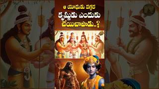 ఆ యోధుడి దగ్గర కృష్ణుడు ఎందుకు చేయిచాపాడు mahabharatamtelugu dopeofknowledge  indianepic [upl. by Silevi197]