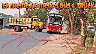 Extreme Moment of Bus amp TruckAmazing Buses Video [upl. by Adiaj]