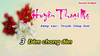 Huyen thoai me karaoke tone nu [upl. by Nwahsiek]