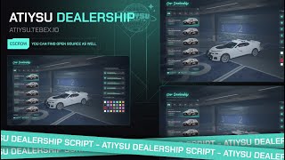 FiveM Dealership Script  Revolutionize Vehicle Shopping  Aty Scripts [upl. by Akeem]