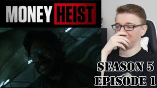 Money Heist Part 5 Episode 1  The End Of The Road  REACTION [upl. by Margaretta]