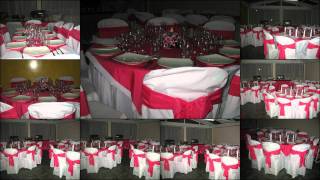 Eventos y recepciones alquiler de sillas manteles menaje [upl. by Hsuk899]