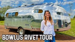 2025 Bowlus Rivet Luxury Travel Trailer Full Walk Through Tour [upl. by Sneed]