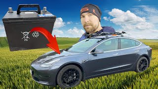 Tesla Model 3 akun vaihtaminen Sen pienemmän [upl. by Seen]