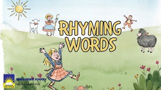 Rhyming Words rhymes activity [upl. by Heyer952]