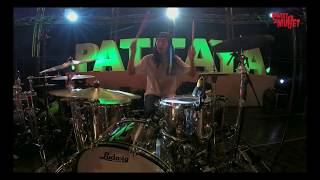 Sweet Mullet กับเหตุไฟฟ้าขัดข้องระหว่างโชว์ใน Pattaya Music Festival 2016 Drums cam [upl. by Cherise]