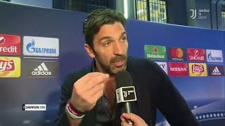 Le lacrime di Buffon dopo Real MadridJuventus 13 quotL arbitro non è un essere umanoquot [upl. by Harikahs]