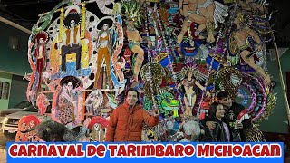 Cerramos el Carnaval de Tarimbaro Michoacan La gente esta toda pintada🤪 [upl. by Adnilim835]