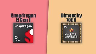 Snapdragon 6 Gen 1 VS Dimensity 7050  Full Comparison [upl. by Stanfill660]