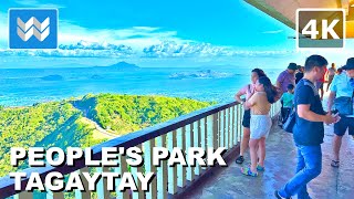 4K Peoples Park in the Sky  Tagaytay Philippines 🇵🇭  Walking Tour Vlog amp Travel Guide 🎧 [upl. by Bathelda]