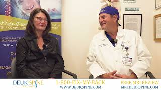 Patient from Colorado has YEARS of Thoracic Pain CURED with the Deuk Laser Disc Repair [upl. by Salb]