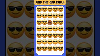 Find the odd emoji Find the odd one out [upl. by Deroo]