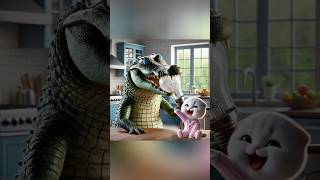 Cat cute Crocodile Becomes Decorative Lamp Monkey Snake Frog cat kucing funny [upl. by Laidlaw]