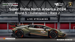 Lamborghini Super Trofeo North America 2024  Indianapolis Race 2 [upl. by Aileek]