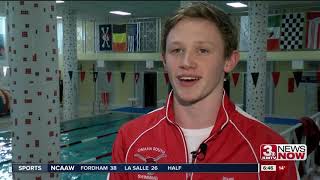 Omaha South sophomore tries to put Packer swimming back on the map [upl. by Ahcsatan]