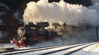 Dampfzug Dampflok Sonderfahrt Tunnelfahrten 2011 von Rottweil über Triberg nach Hausach [upl. by Laurel]